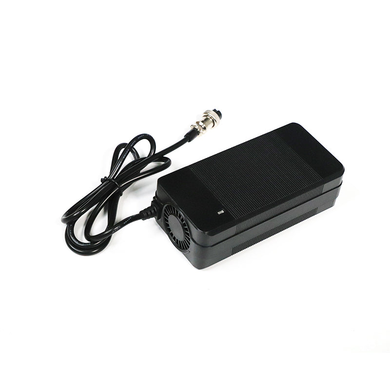 54.6V 2A Charger with GX16 Plug – Compatible with 48V Lithium Battery (1+3-), E-Scooters and Bikes