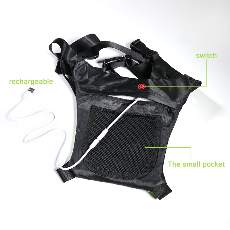 LED Turn Signal Light Vest – Wireless Remote Controlled Safety Vest for Cycling & Scooting