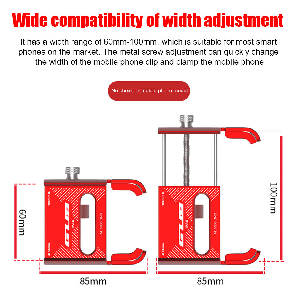 Metal Phone Holder for Electric Scooters and Bikes – Black, Red, Grey