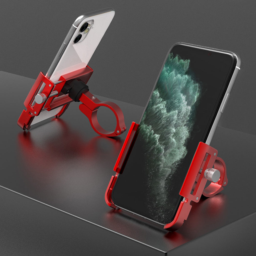 Metal Phone Holder for Electric Scooters and Bikes – Black, Red, Grey