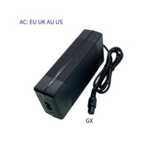 67.2V 2A Charger – GX16 1+3 Plug, CE Certified for 60V Lithium Systems