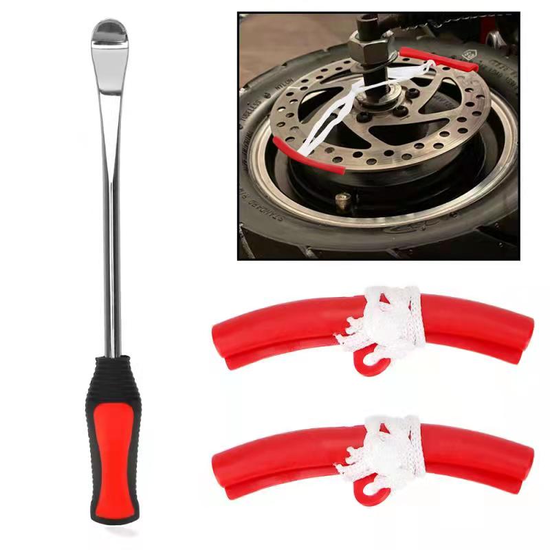 Tyre Lever Set – Heavy-Duty Kit with Spoons, Rim Protectors, and Valve Tool