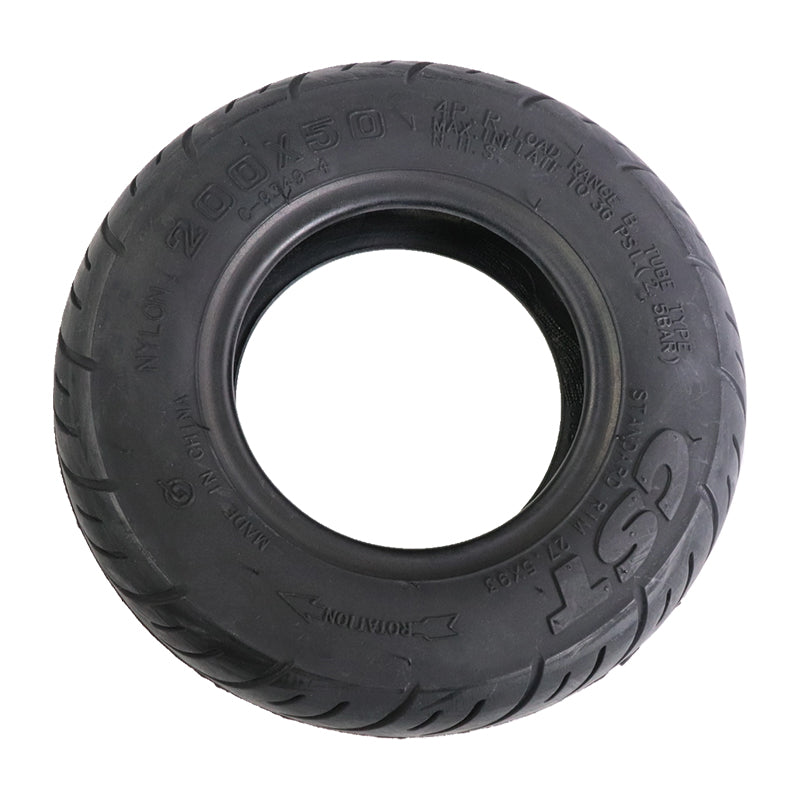 Electric Scooter Tyre - 8" x 2" - 200 x 50mm - 80/65-6 - Street - CST