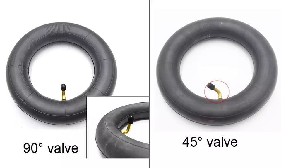 Inner Tube - 10 x 2.5 - 90 degree valve