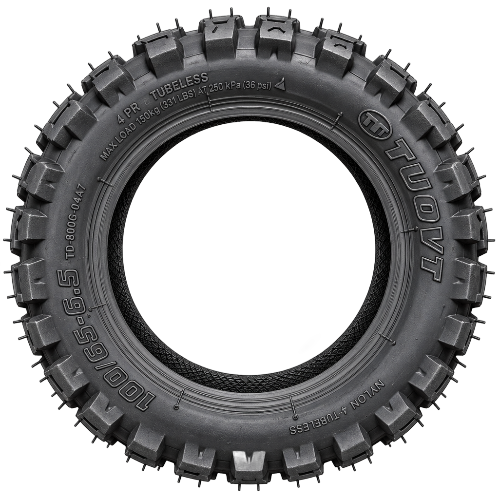 100/65-6.5 Off-Road Tubeless Electric Scooter Tyre - 11 Inch