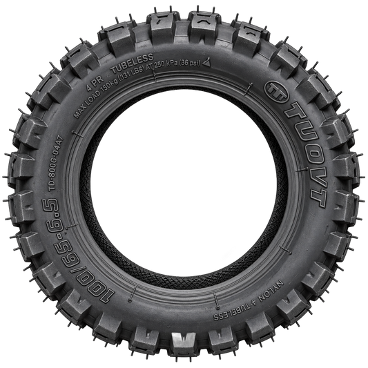 100/65-6.5 Off-Road Tubeless Electric Scooter Tyre - 11 Inch