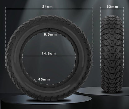 10 x 2.5 Off-Road Solid Tyre | Segway Ninebot Max G30