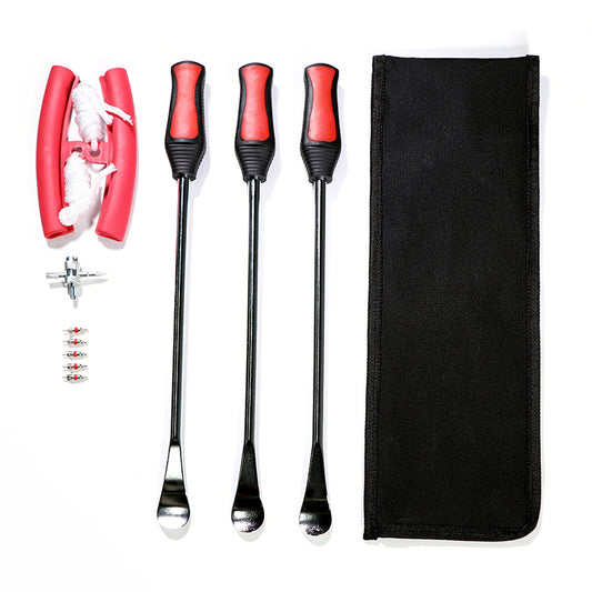 Tyre Lever Set – Heavy-Duty Kit with Spoons, Rim Protectors, and Valve Tool