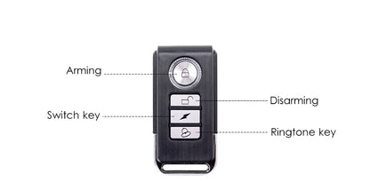 Anti-Theft Alarm with Remote for Electric Scooters, Bikes, and E-Bikes