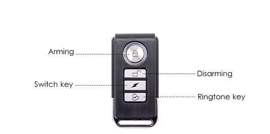 Anti-Theft Alarm with Remote for Electric Scooters, Bikes, and E-Bikes