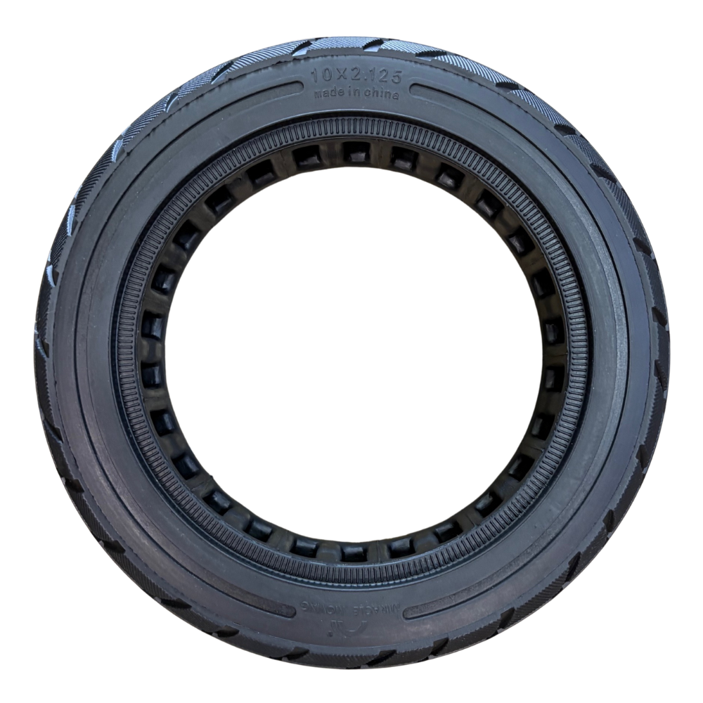 Electric Scooter Tyre – 10 x 2.125 Inch Solid Puncture-Proof Tyre - 40mm Internal Edge