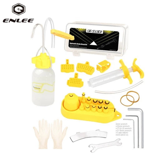 34-Piece Hydraulic Brake Bleed Kit | E Scooter Brake Maintenance