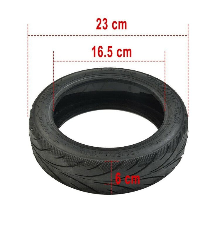JER Electric Scooter Tyre – 10" x 2.5" (60/70-6.5) Tubeless Street Tyre