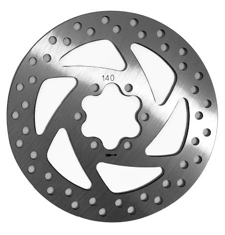140mm Brake Rotor – Standard 6 Bolt Replacement for Electric Scooters